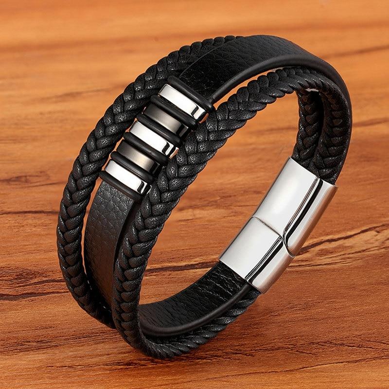 Bruce – Moderne armbånd med dristig dobbeltstrengsdesign for et rent raffinert utseende
