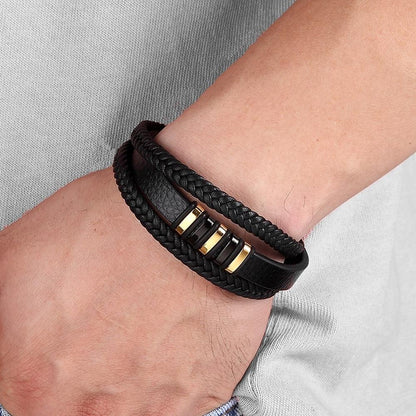 Bruce – Moderne armbånd med dristig dobbeltstrengsdesign for et rent raffinert utseende