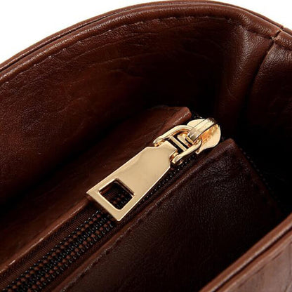 Sophie - Stilig skulderveske med flettede håndtak