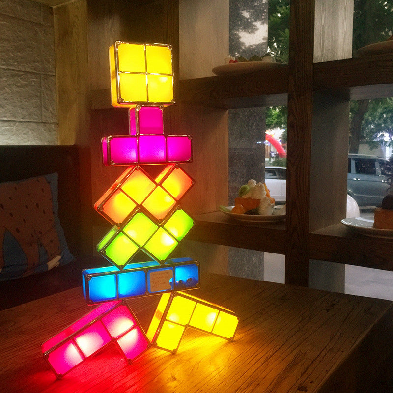 GlowCraft - Stabelbare LED-lysblokker Kreative skjermer