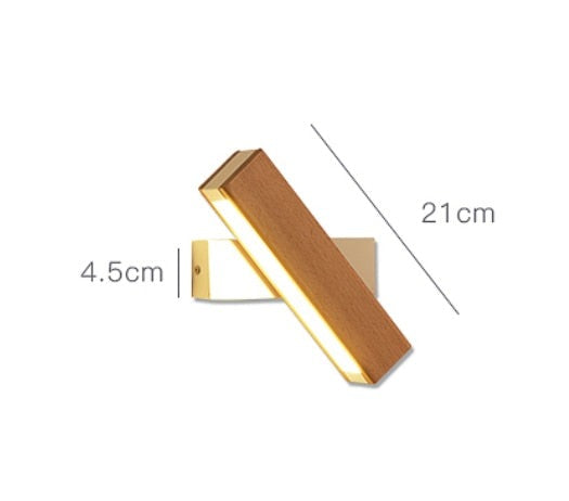 LumaLight - 360° roterbar LED-vegglampe med justerbar fargetemperatur