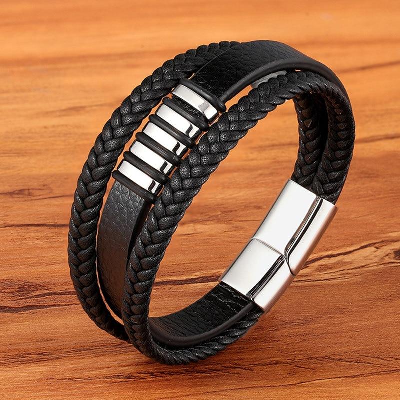Bruce – Moderne armbånd med dristig dobbeltstrengsdesign for et rent raffinert utseende