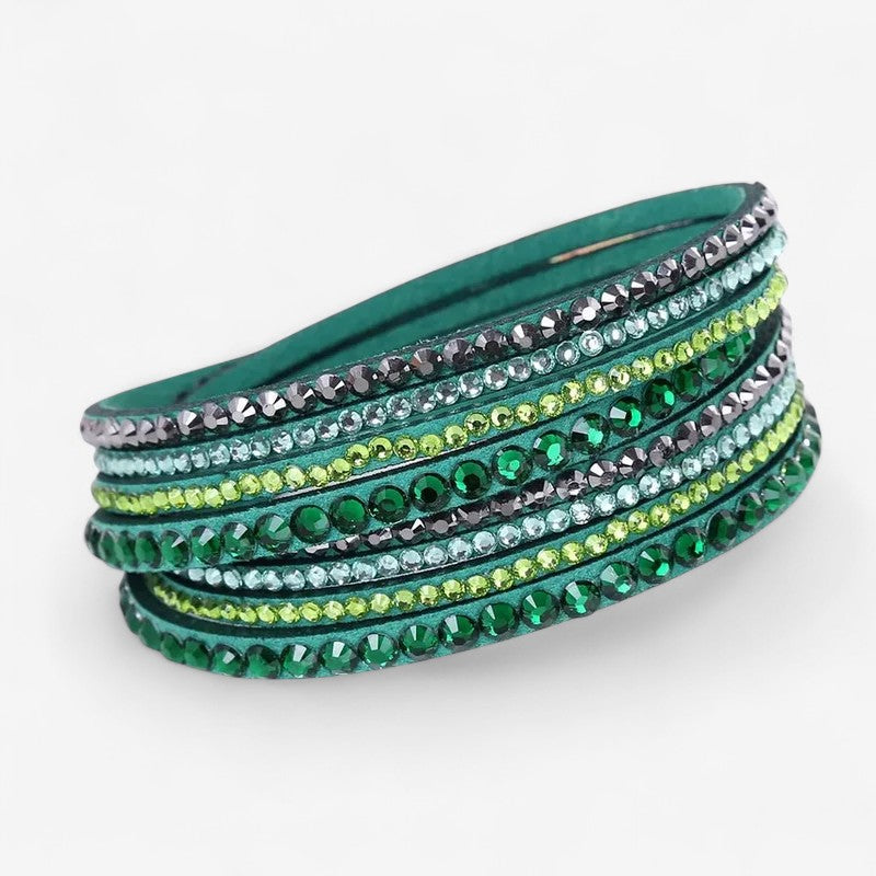 Anna – Flerlags Armbånd med Rhinestones