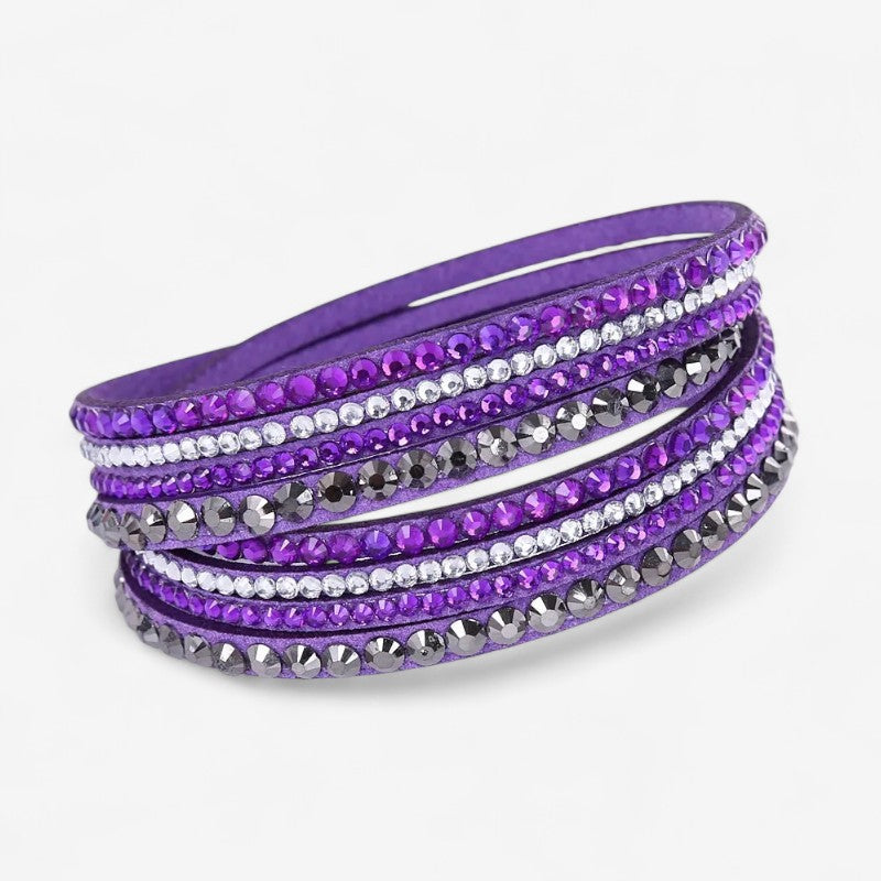Anna – Flerlags Armbånd med Rhinestones