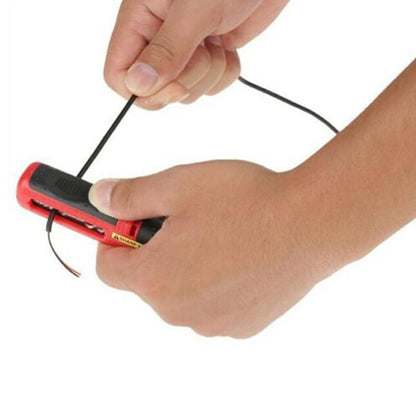 StripPro - Bærbar avisoleringstang med selvåpnende fjær og sikkerhetslås