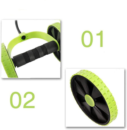 Oidrac - power roll magetrener med to hjul for trening av hele kroppen