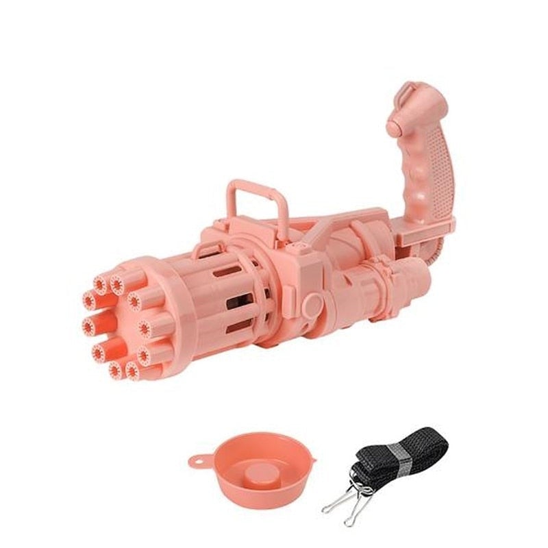 BubbleBlast - høyhastighets boblepistol med 8 hull for hundrevis av bobler per minutt