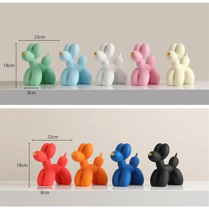 PawLoon - leken ballonghundskulptur for moderne innredning