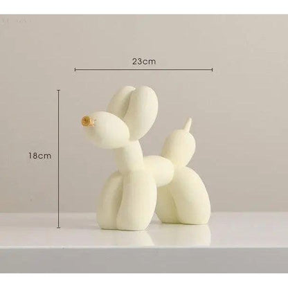 PawLoon - leken ballonghundskulptur for moderne innredning