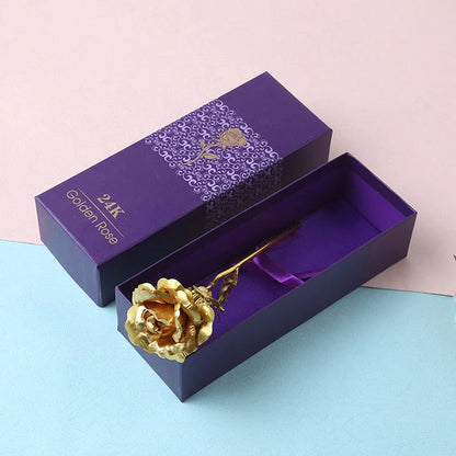 ForeverRose - 24K gullbelagt rose i elegant gaveeske for tidløs kjærlighet