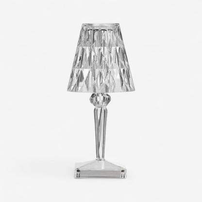 GlowNest – Oppladbar Krystall Bordlampe med Berøringskontroll