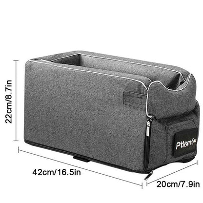 PetRide - Bærbart sikkerhetsbilsete for små hunder med justerbare stropper