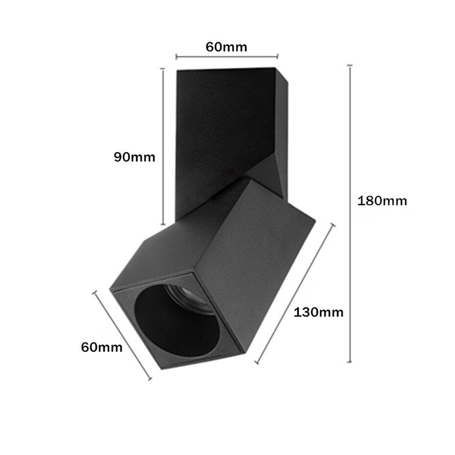 CubeGlow - Justerbar Firkantet Downlight For Moderne Rom