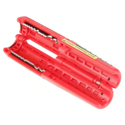 StripPro - Bærbar avisoleringstang med selvåpnende fjær og sikkerhetslås