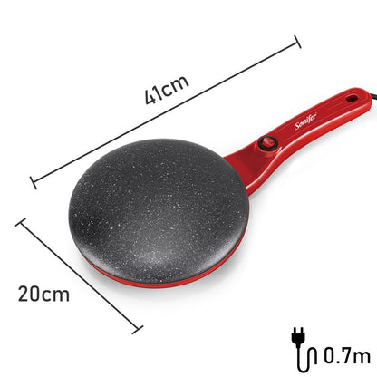 SwiftCrepe – Lettvekts Elektrisk Crepemaskin med Automatisk Temperaturkontroll