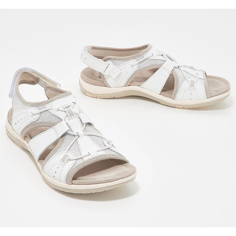 Emma - Stilfulle og komfortable sandaler med åpen tå for bruk hele dagen