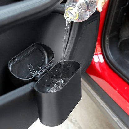 OdorLock – Kompakt Bilavfallsbøtte med Pop up Lokk og Krokfeste