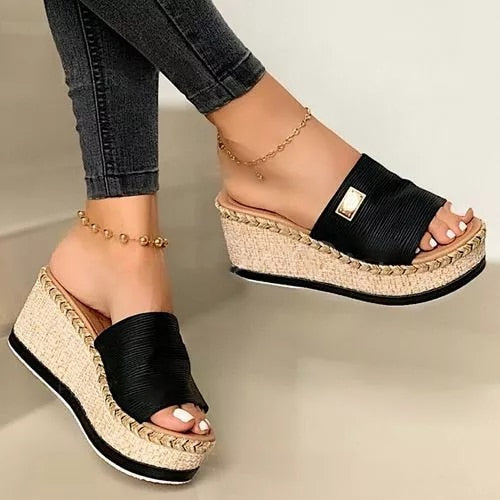 Madison - Chic kilesandaler med åpen tå-design og myk overdel