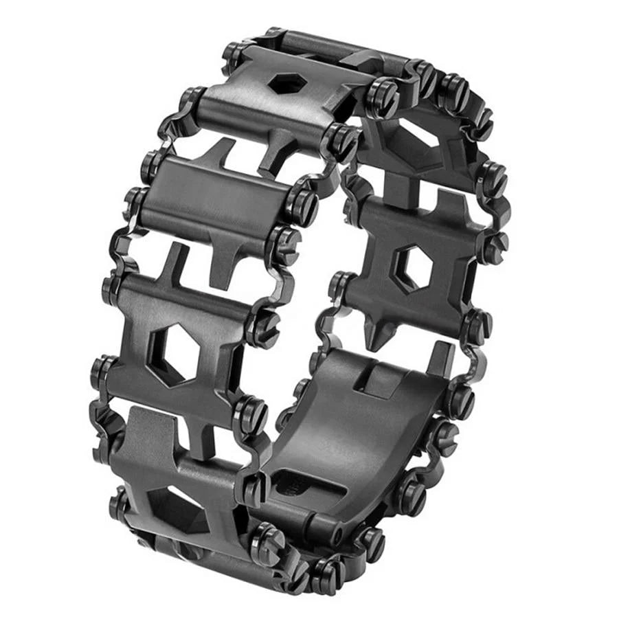 TrekBand - Multifunksjonelt 29-i-1-armbånd med friluftsverktøy