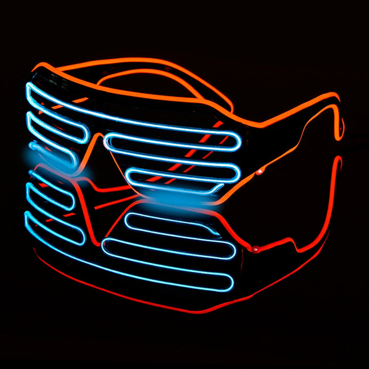 NeonVision - LED-briller med blinkende lys til fest og festival
