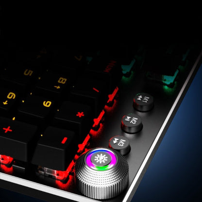 KeyGlow – Kablet Mekanisk Gamingtastatur med RGB Bakbelysning og Håndleddsstøtte