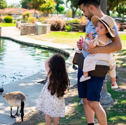 CarryEase - Ergonomisk bæresele med justerbart belte og innebygde lommer