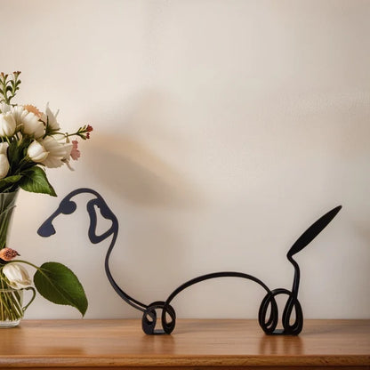 PawSculpt - Abstrakte hundeskulpturer Moderne kunstnerisk aksent til hjemmet