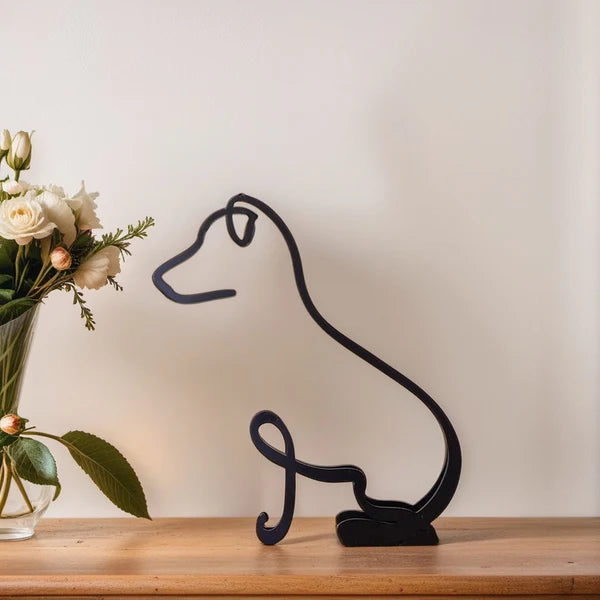 PawSculpt - Abstrakte hundeskulpturer Moderne kunstnerisk aksent til hjemmet