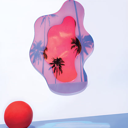 AuraMirror - Moderne geometrisk speil for sømløs interiørdesign