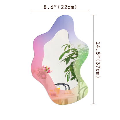 AuraMirror - Moderne geometrisk speil for sømløs interiørdesign