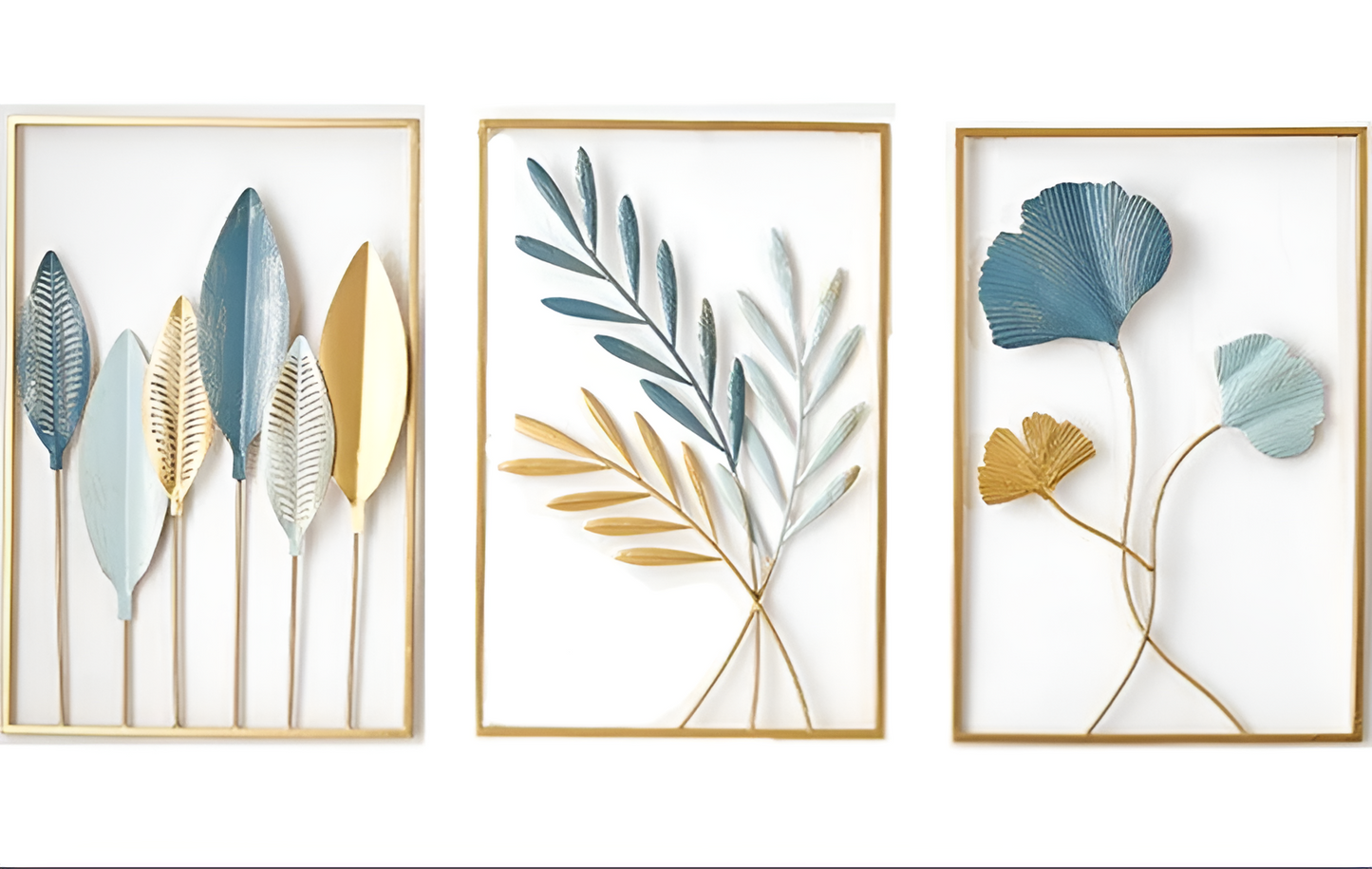 LeafLuxe - naturinspireret vægkunst i metal for fredfyldt elegance