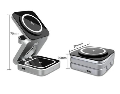 FlexCharge - 3-i-1 Hurtiglader for Apple- og Samsung-enheter