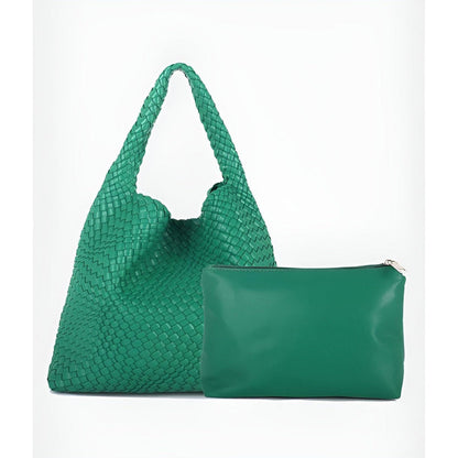 Laura - Stilig håndvevd skulderveske med romslig design