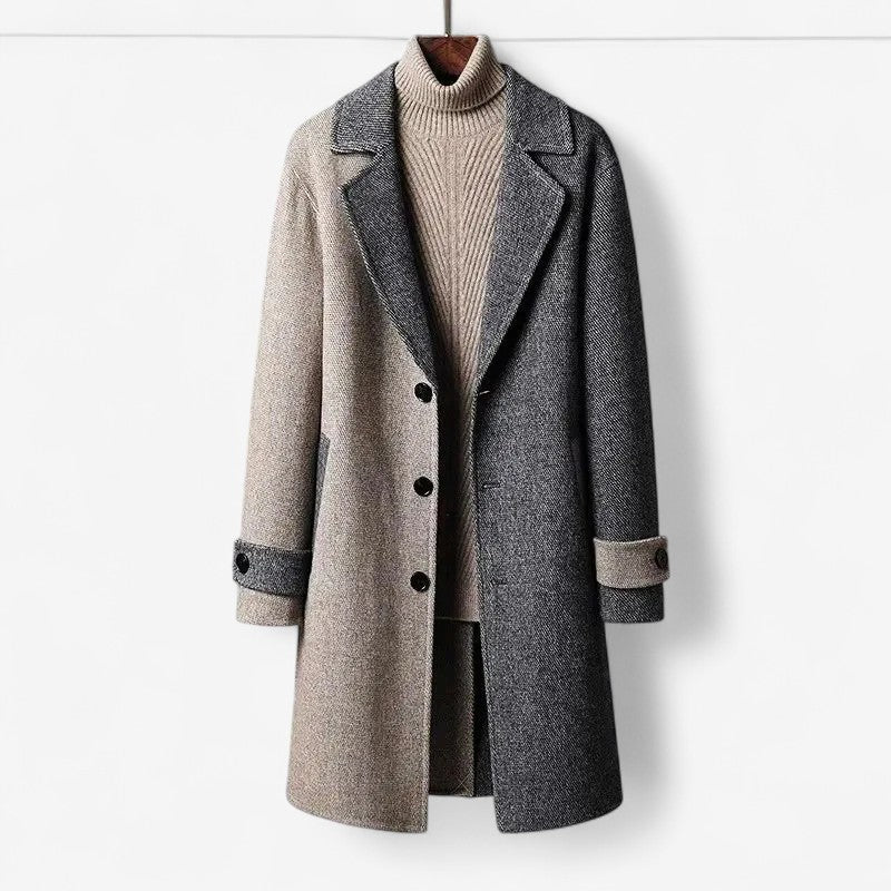 Daniel – To farget Lang Kåpe med Lange Ermer og Slagkrage