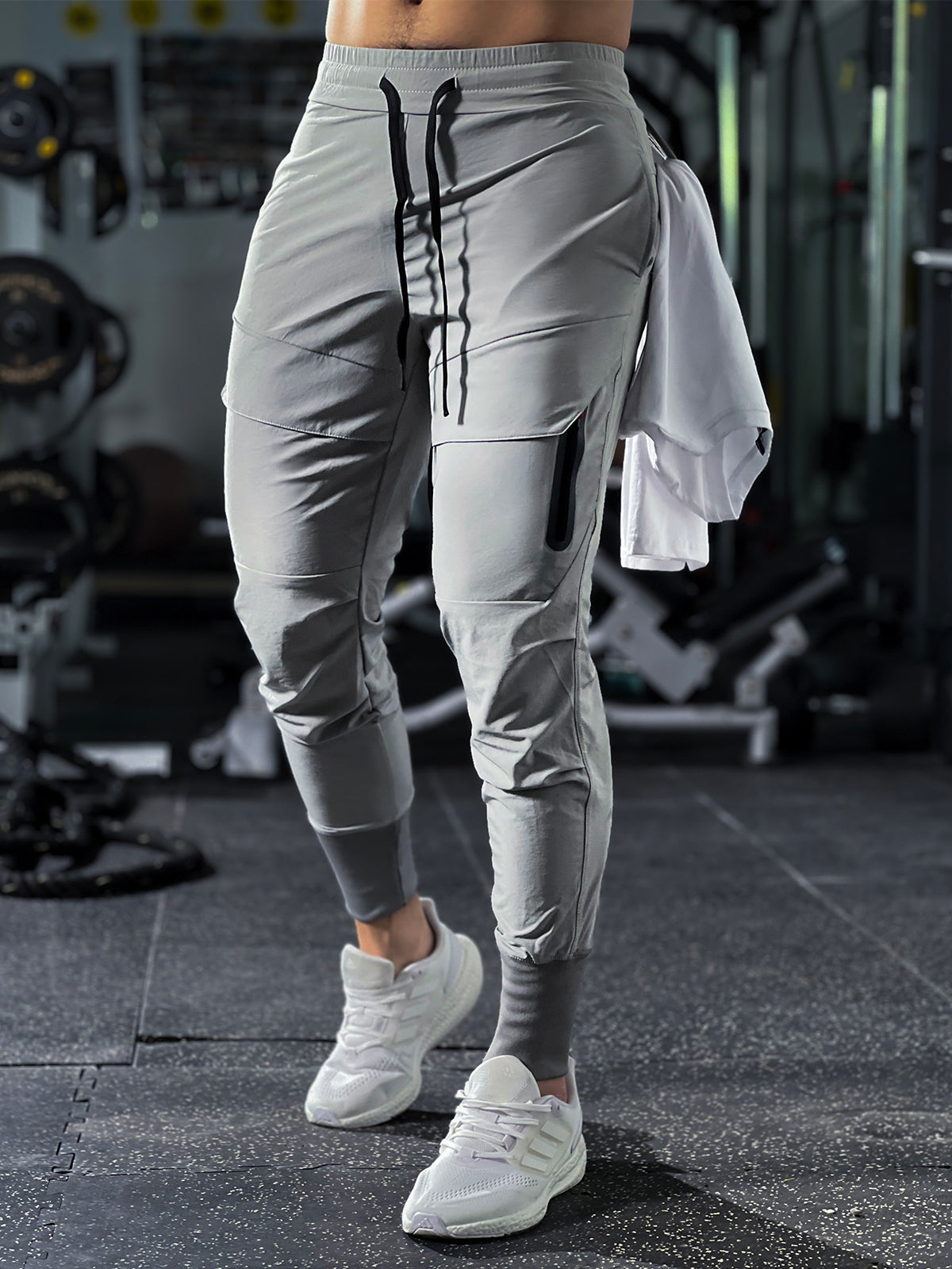 Liam - Sportsbukser med stretchy design og funksjonelle lommer