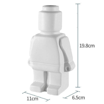 RoboBloom - Robotblomstvase med futuristisk design for leken dekorasjon