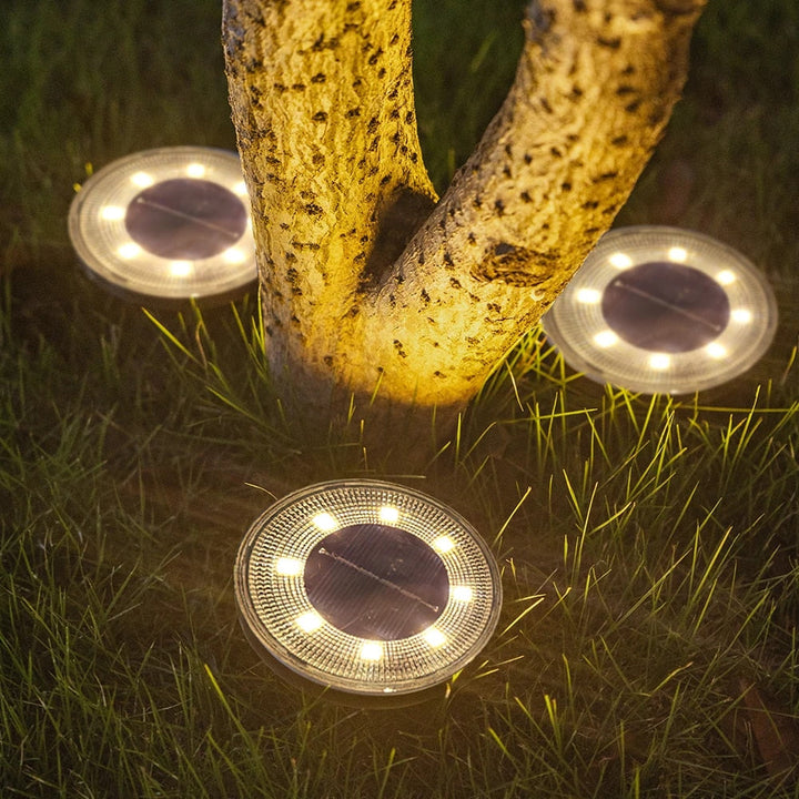 GlowNest - miljøvennlige solcellelamper for hagen med vanntett design