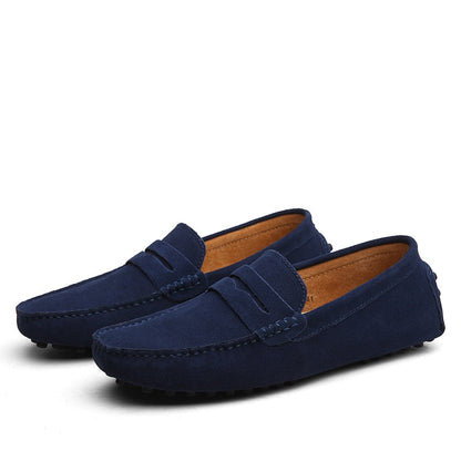Daniel - Slip-on loafers med sying detaljer og fleksibel såle