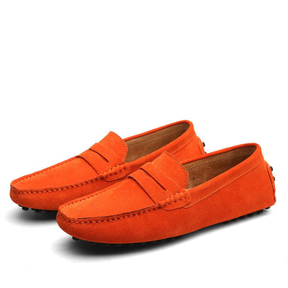 Daniel - Slip-on loafers med sying detaljer og fleksibel såle