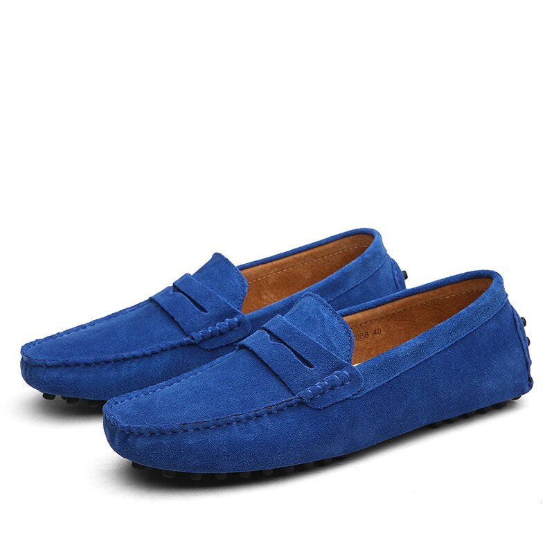 Daniel - Slip-on loafers med sying detaljer og fleksibel såle