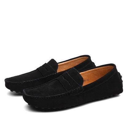 Daniel - Slip-on loafers med sying detaljer og fleksibel såle