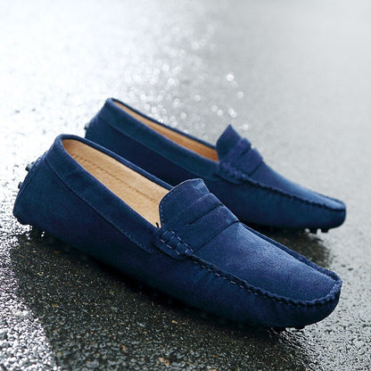 Daniel - Slip-on loafers med sying detaljer og fleksibel såle
