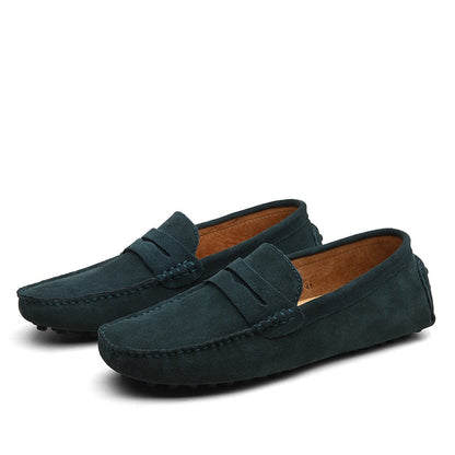 Daniel - Slip-on loafers med sying detaljer og fleksibel såle