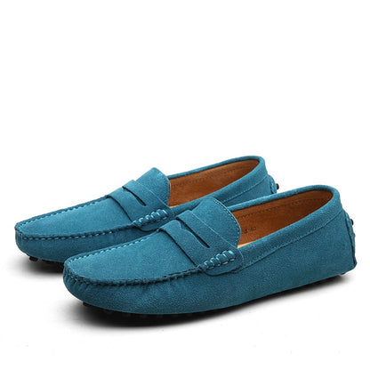 Daniel - Slip-on loafers med sying detaljer og fleksibel såle