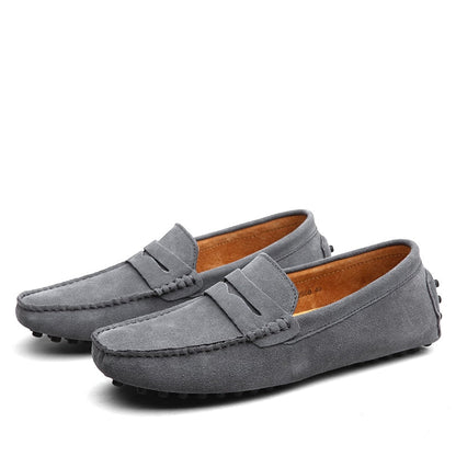 Daniel - Slip-on loafers med sying detaljer og fleksibel såle