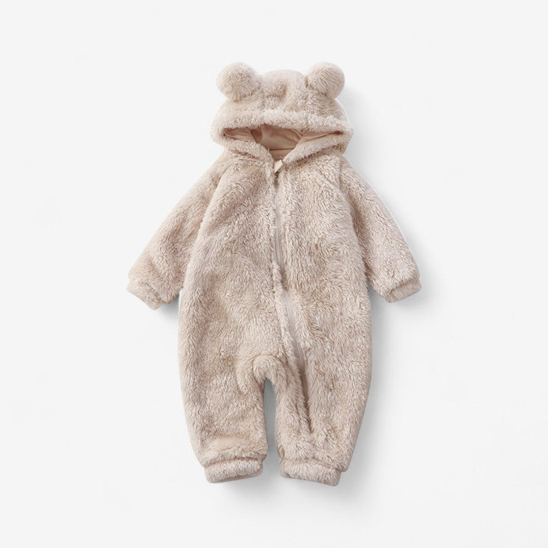 Carlyn – Langermet Babydrakt med Glidelås foran