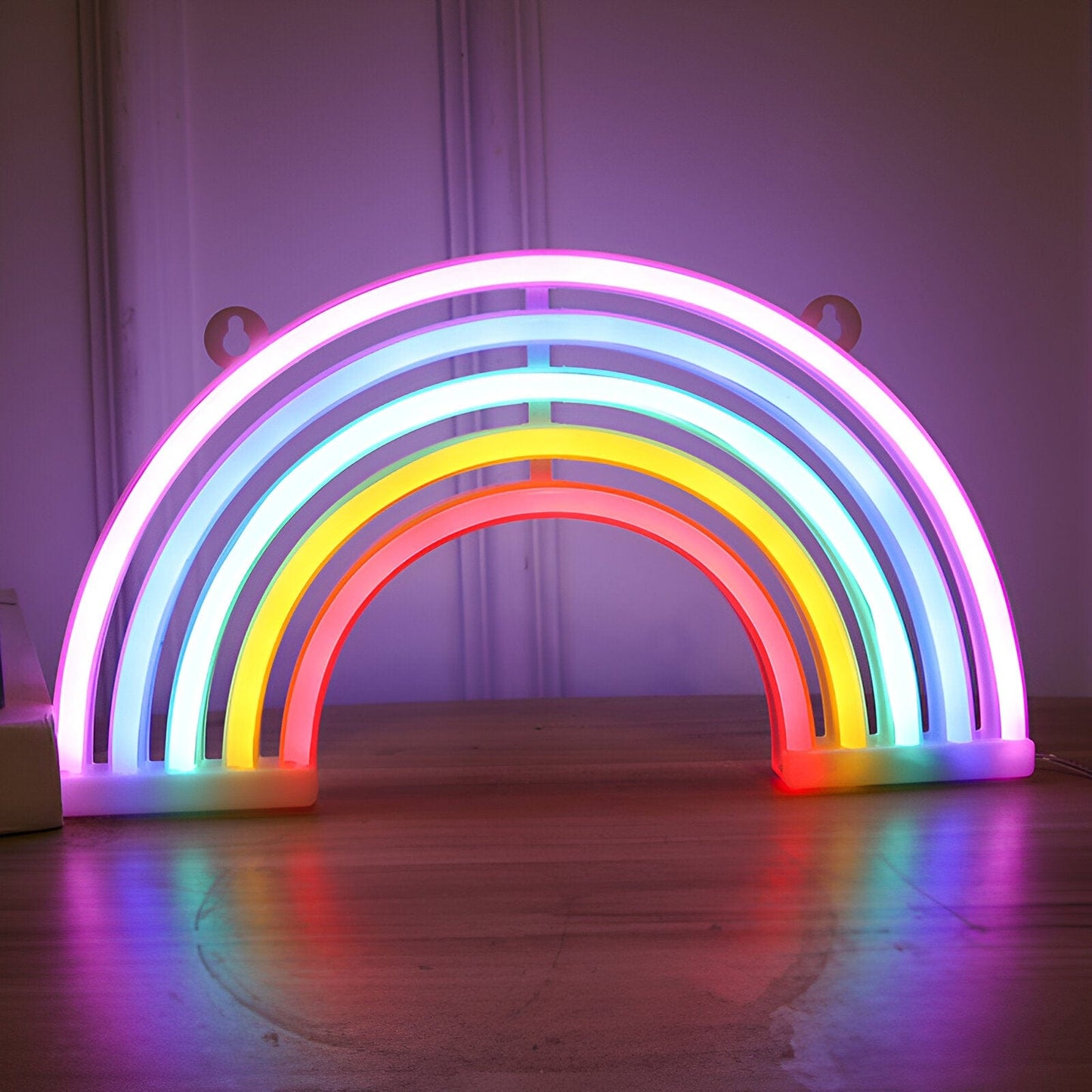 RainbowGlow - Bærbart LED regnbue nattlys for en magisk glød
