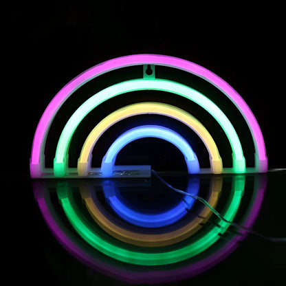 RainbowGlow - Bærbart LED regnbue nattlys for en magisk glød