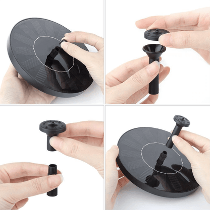 SolarFlow - LED solvannsfontene med 4 vannmønstre