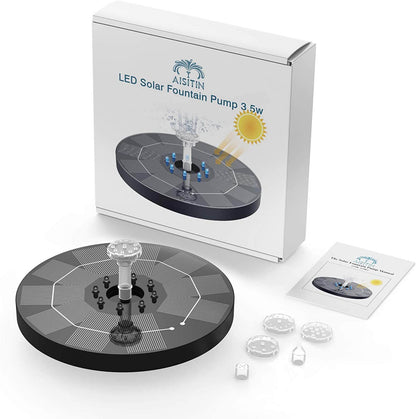 SolarFlow - LED solvannsfontene med 4 vannmønstre